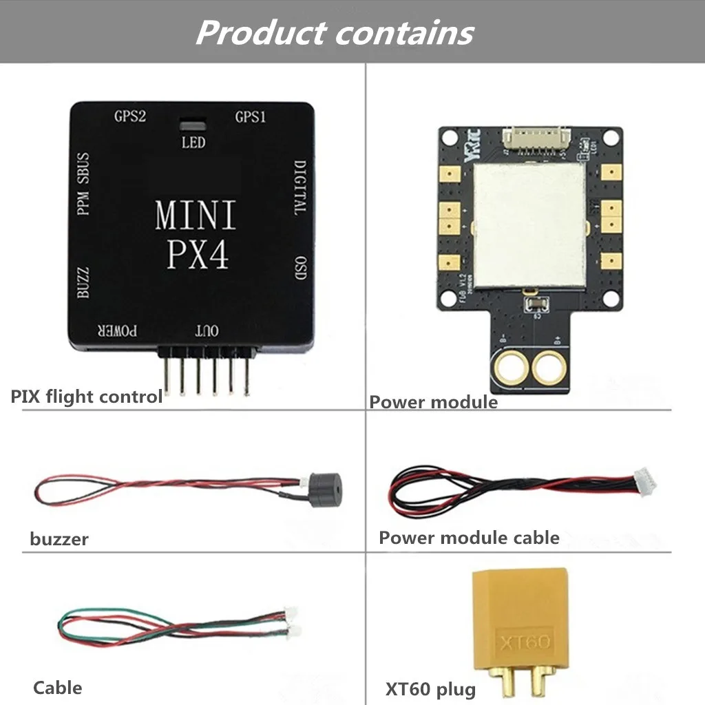 Мини PX4 плата контроллера полета для RC квадрокоптера мульти-Дрон с осями