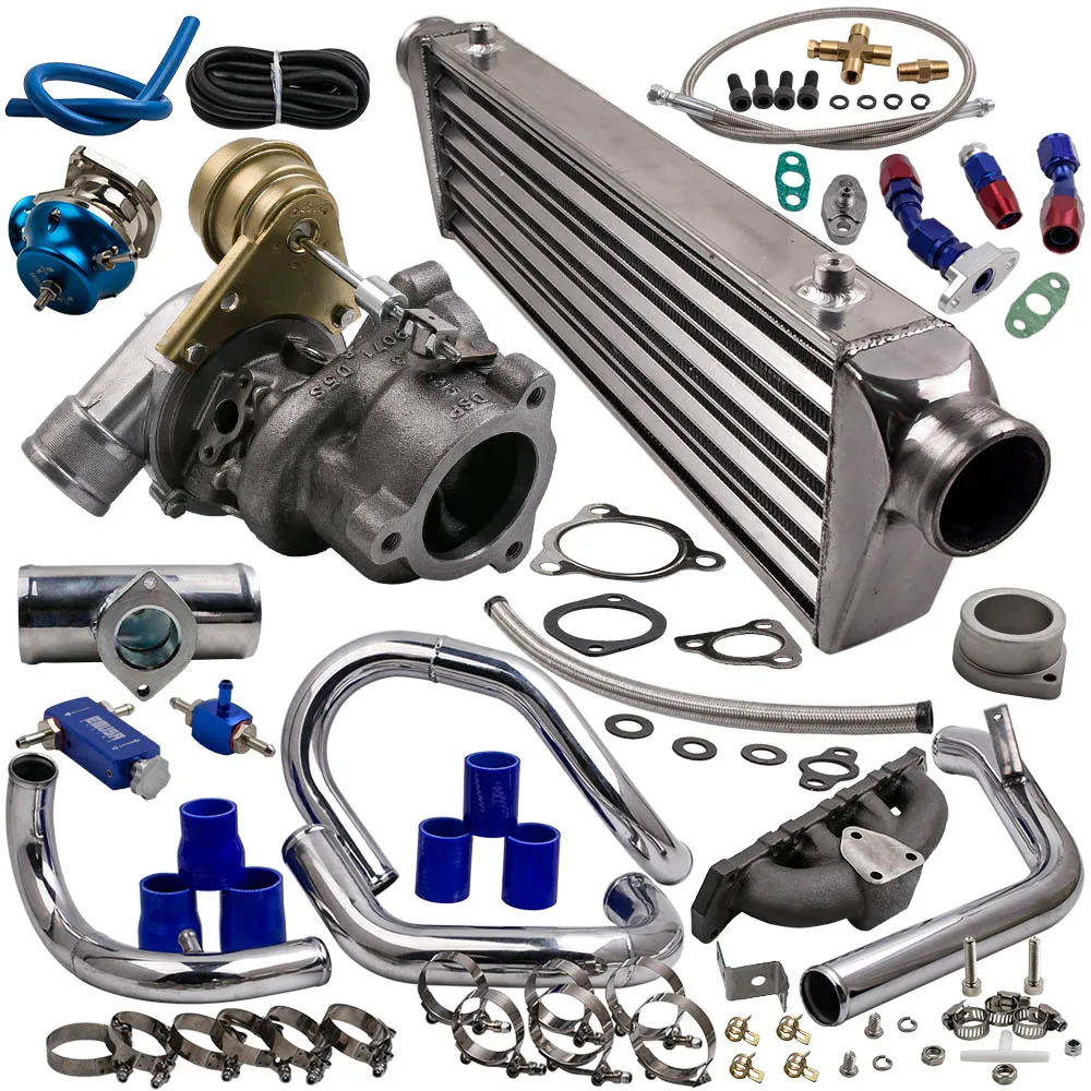Best Price K04-015 Turbo Turbo Voor Audi A3 1.8T (8L) niet S3 Supercharger Turbine Kit + Intercooler W/Pijp Spruitstuk