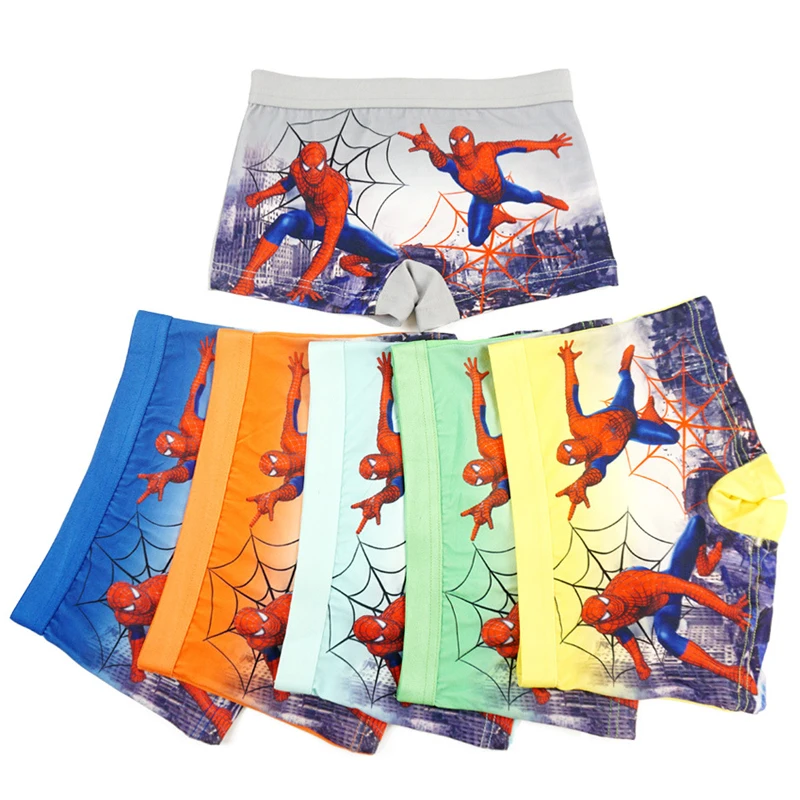 

3pcs/lot Boys Spiderman Briefs Baby Boy Children Underwear Boxers Underpants Kids Panties Panty Infant Briefs 3-8Y
