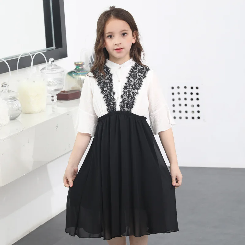 Шифоновые свободные платья принцессы Одежда для девочек-подростков 10 12 14 16 лет