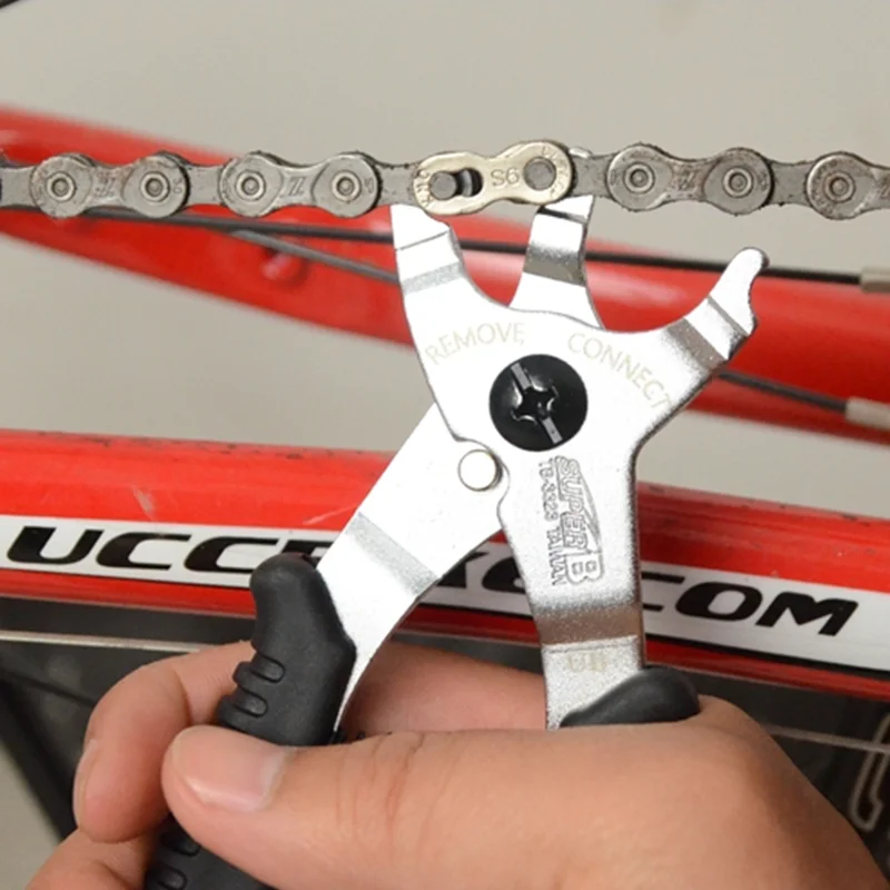 SUPER B bike chain magic button clamp remover and connect tools chain repair tools Bicycle multi-tool 2 in 1 Master link pliers