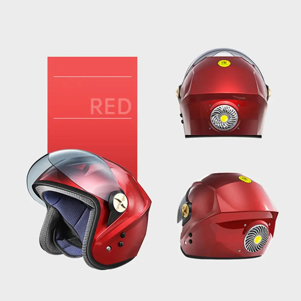 Мотоциклетный Полнолицевой шлем с солнечной батареей умный Bluetooth летний