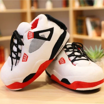 

Women's Winter Cotton Slippers Foam Sneakers Warm Bread Fat Shoes Ladies Cute Slides Indoor Warm Plush Home Shoes Size 35-43 Hot