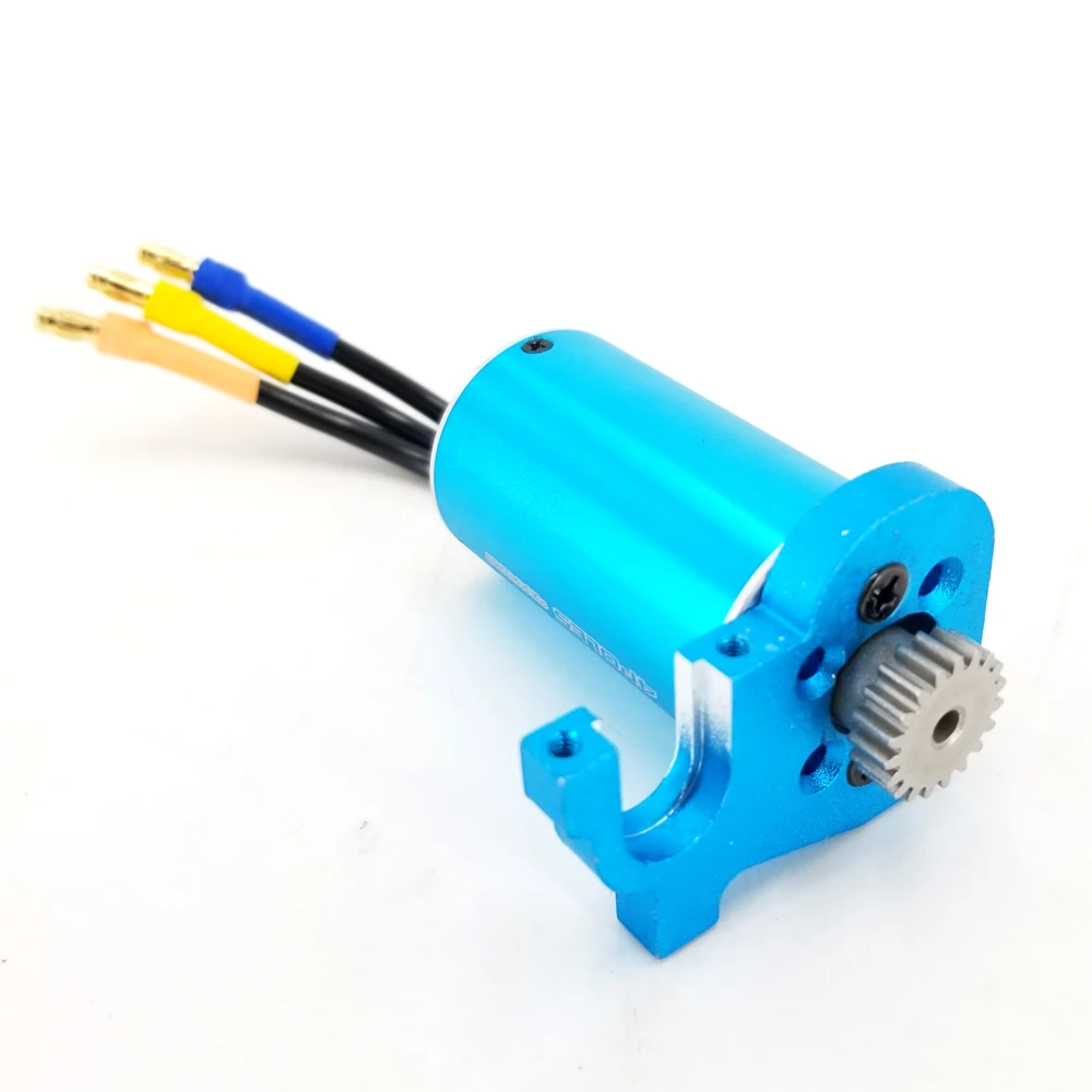 Модернизированный бесщеточный двигатель Wltoys 2845 4300KV с шестерней 0 7*19T и монтажным