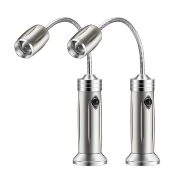 

2PCS Magnetic BBQ Led Grill Light Adjustable 360 Degree Flexible Gooseneck Desk Lamp for Party Office Outdoor Indoor Barbeque