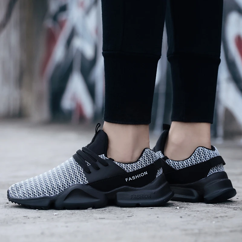 Мужские повседневные кроссовки, уличные, Flyknit, треккинговые ботинки для мужчин, удобные, дышащие, модные детские кроссовки, Прямая поставка, KLYWOO