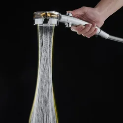 Weroom High-Pressure Shower Head Removable Shower With Fan 360° Rotation Washable Toilet High-Quality Bathroom Accessories