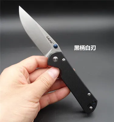 910 plus Black Land 910 Plus 9105 9106 карманный складной нож с зажимом для ремня 12C27 Sandvik Blade для кемпинга - Цвет: 910 plus Black