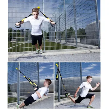 

Men Fitness Resistance Bands Hanging Belt Workout Sport Equipment Gym Muscle Training Chest Shoulder Exercise Pull Rope Straps