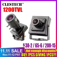 11,11 Большая распродажа Smale1200TVL CCTV HD мини-камера видеонаблюдения, металлическая микро видео-камера с кронштейном