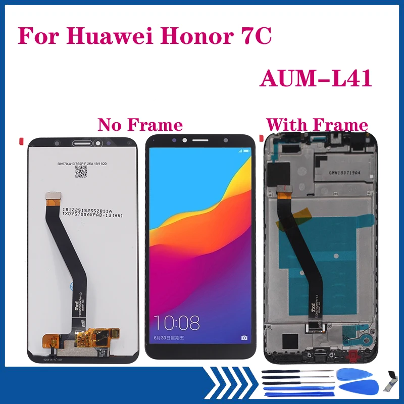 5 7 дюйма новый ЖК дисплей для Huawei Честь 7C AUM L41 L29 сенсорный экран дигитайзер сборки