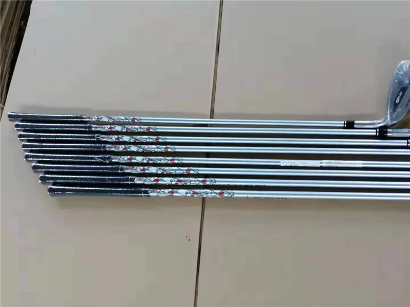 Graphite Shaft R M6 клюшки для гольфа модель M6 набор утюгов для гольфа 4-9PS(8 шт.) R/S гибкий стальной/графитовый Вал с крышкой головки - Цвет: Graphite Shaft R