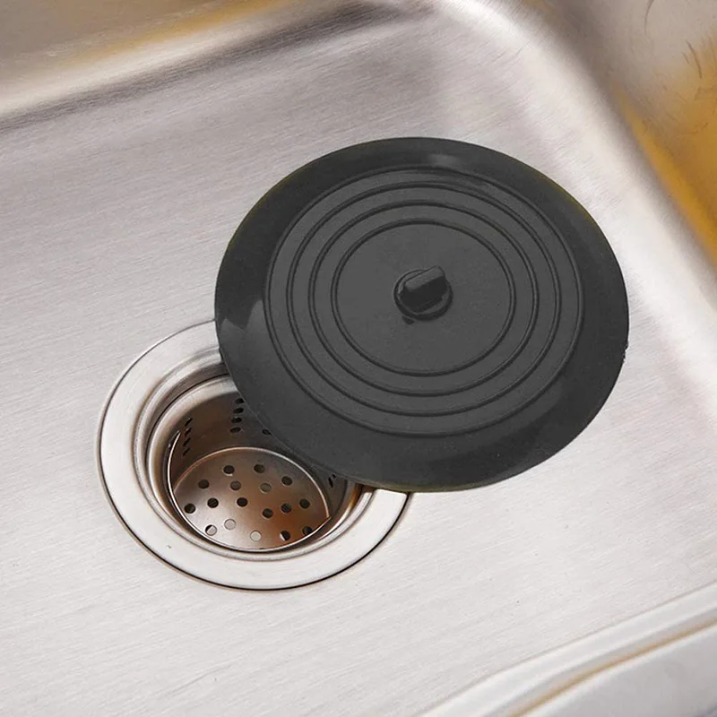 

6 Inches Large Silicone Tub Stopper Drain Plug Kitchen Bath Tub Sink Floor Drain Plug Kitchen Laundry Bathroom Water Stopper