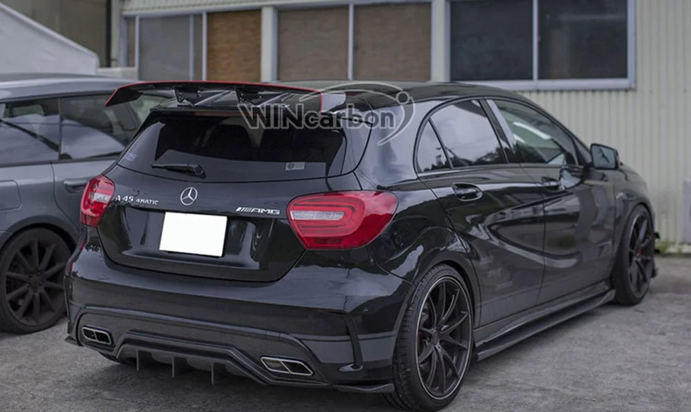 VRS REAL CARBON FIBER ROOF SPOILER FOR BENZ A-CLASS W176 A180 A200 A250 A260 AMG A45 2013-2017 | Автомобили и мотоциклы