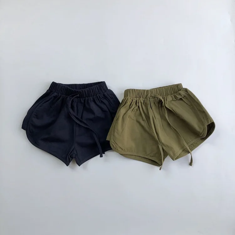 Korean Style Summer Kids Clothes Baby Boys Pure Color Shorts Casual Children Shorts Kids Shorts