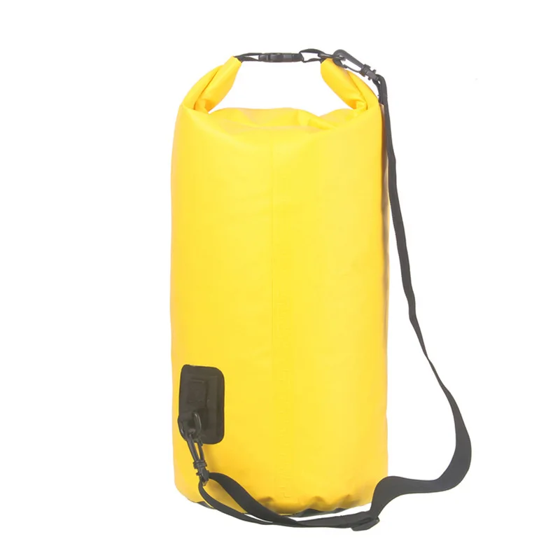 

Outdoor Swimming Waterproof Bag Drifting Waterproof Bag PVC Coated Mesh Fabric Waterproof Bucket Bag 20Ldry Bag