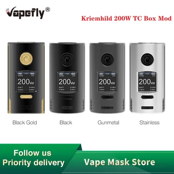 

100% Original Vapefly Kriemhild 200W TC Box Mod LED Screen Box Vape Mod Support 18650/20700/21700 Battery VS Gen Mod / Drag 2