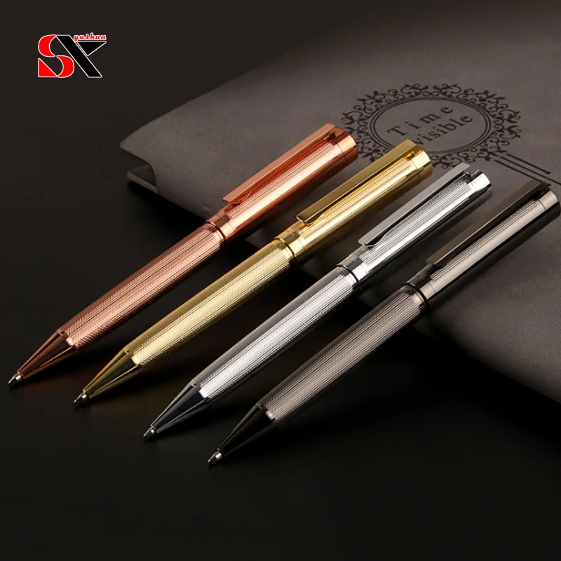 Yushun шариковая ручка четыре цвета на выбор, подарочный набор, роскошные ручки для вывесок, деловые офисные шариковые Письменные ручки, канцелярские принадлежности