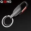 QOONG 2022 2 Colors Men Women Keyrings KeyChains For Car Chaveiro Innovative Key Chains Rings Holder For Man Best Gift  Y10 ► Photo 1/6