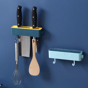 

Kitchen Supplies Shelf Countertop Free Perforated Wall-mounted Splicing Multifunctional Drain Storage