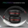 Wireless bluetooth Over-Ear Headphones Colorful RGB LED Light Foldable Gaming Headset with Mic For Gamer PC Phones ► Photo 3/6