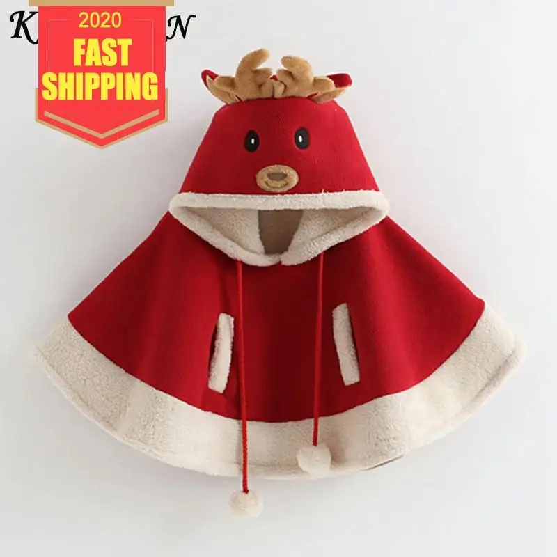 Пальто для девочек Новинка 2020 года Весенняя куртка с изображением оленя