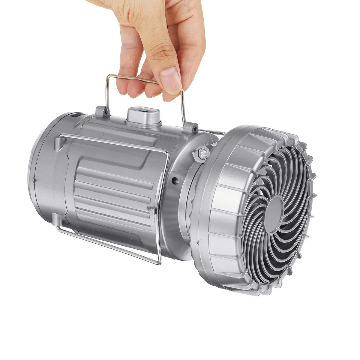 6 In 1 Portable Outdoor Led Camping Lantern With Fan