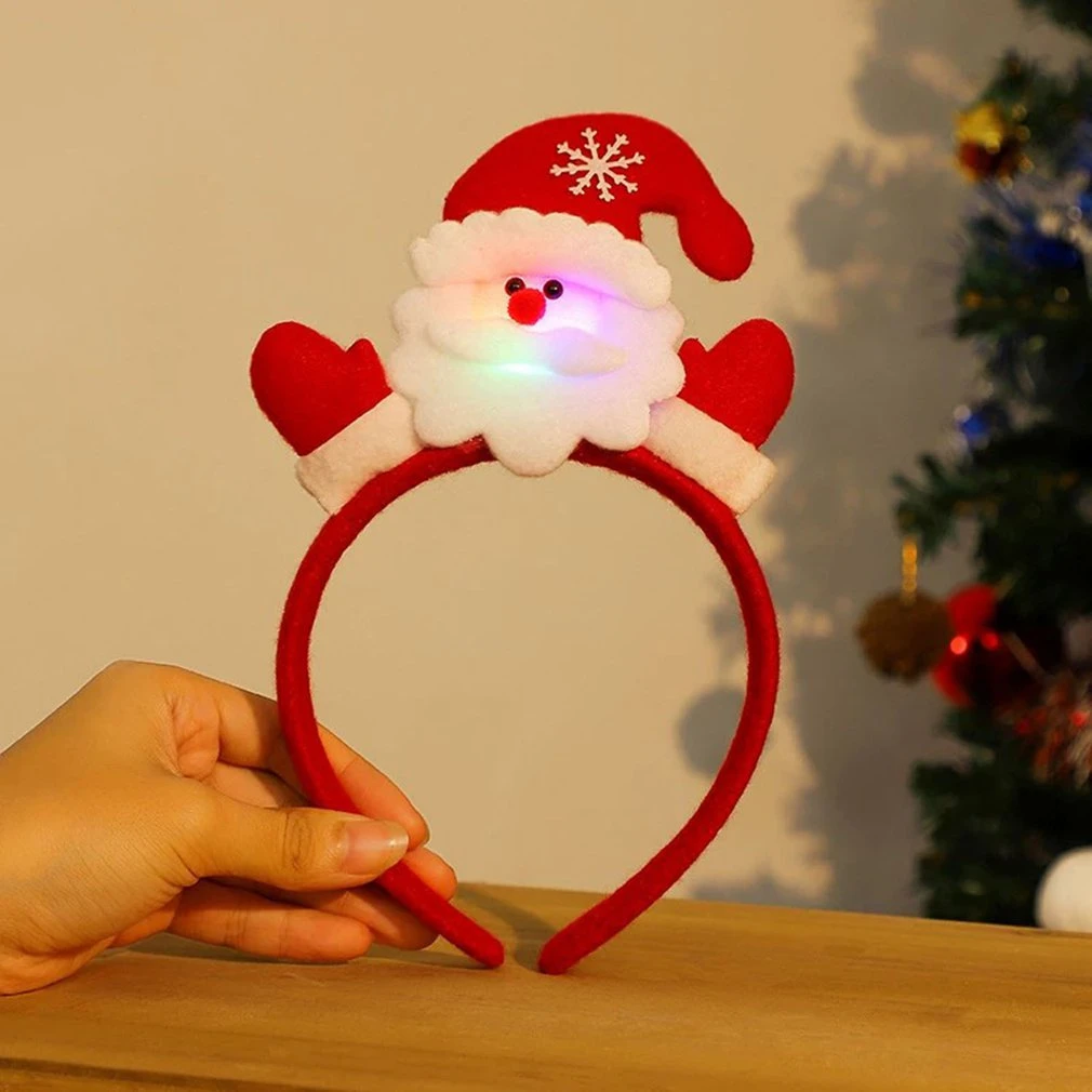 Holiday 2022 Christmas Bears 2022 New Year Christmas Headband Santa Reindeer Snowman Bear Led Light  Headband Hair Band Lightening Double Head Xmas Decoration|Christmas  Headbands| - Aliexpress