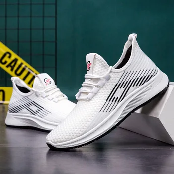 

Hot Style New Mesh Shoes Men Casual Comfortable Breathable Sneakers Men Lac-up Lightweight Walking Man Shoes Zapatillas Hombre