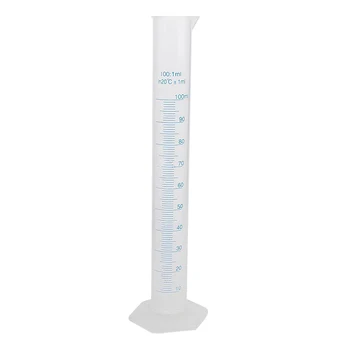 

1Pcs Measuring Plastic Experiment Science Test Transparent Precise Beaker Flask Tube for School Education Laboratory A50