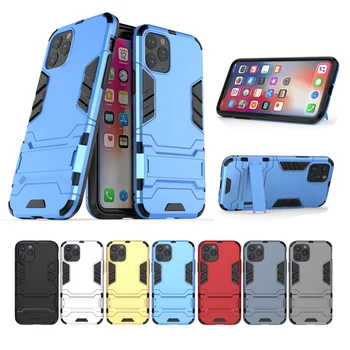 

10 Pcs/lot Shockproof Armor Case For iphone 11 Pro Max Case Hybrid Silicone Hard PC Back Cover For iphone 11 Phone Cover Coque
