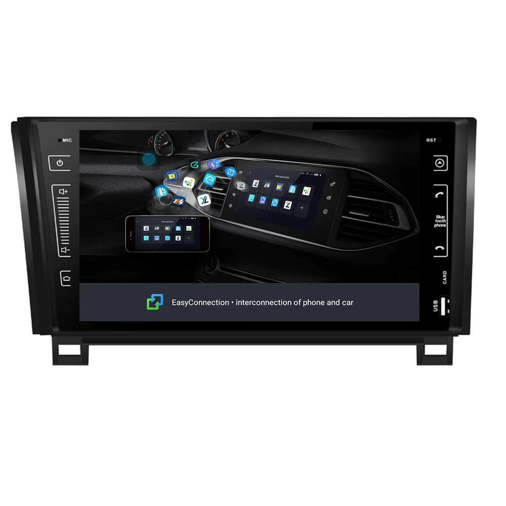 2 Din стерео Android 9,0 автомобильный Радио для Toyota Sequoia Tundra Sequoia 2008-2010 gps навигация dvd-плеер