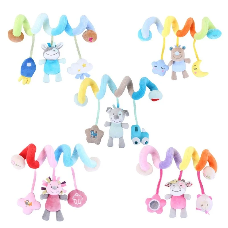 Baby Toys Colorful Animal Bed Around Baby Bed Hanging Toys Newborn