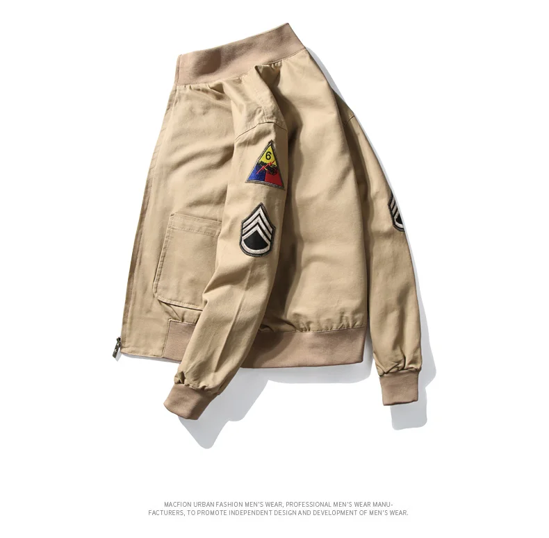 Короткая куртка пилота Мужская Военная американская мужская куртка-бомбер Chaqueta Hombre повседневная одежда для охоты Японская уличная одежда HH30JK