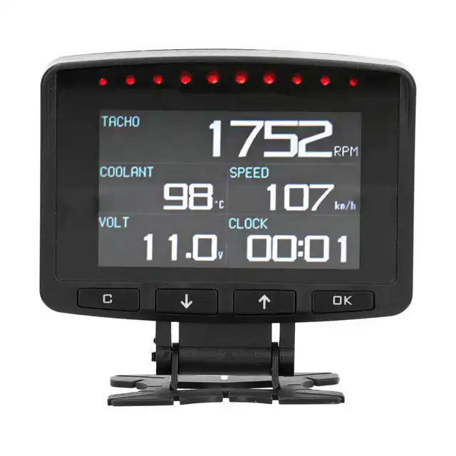 OBD HUD Manual Adjustment Head Up Display for Water Meter for