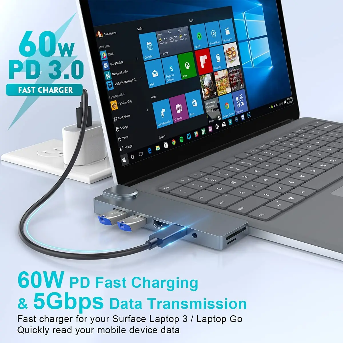 Surface ドッキングステーション おすすめ：Surface Laptop 3/Laptop 