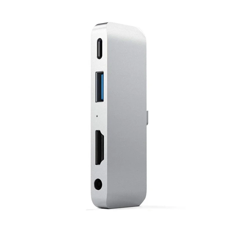 USB C концентратор адаптер с USB-C TYPE C PD Зарядка 4K HDMI USB 3,0 3,5 мм наушники с iPad Pro MacBook Pro SAMSUNG S8 S9 S10