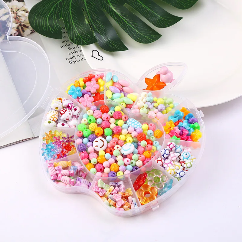 

Children Beaded Bracelet Girls Hot Selling Accessories Toy Weak Sight Training Bead Bead-stringing Toy