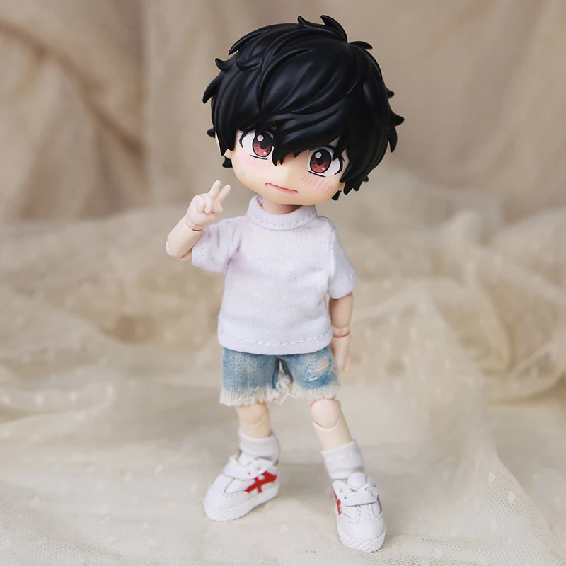 M0094 детская игрушка ручной работы 1/12 ob11 кукла blyth BJD/Аксессуары для кукол SD GSC джинсовые шорты потертые выцветшие отверстия 1 шт