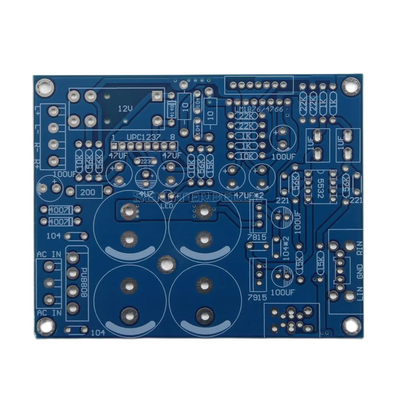 LM1876TF/LM4766 + 5532 Предусилитель HiFi Домашняя Плата Усилителя.