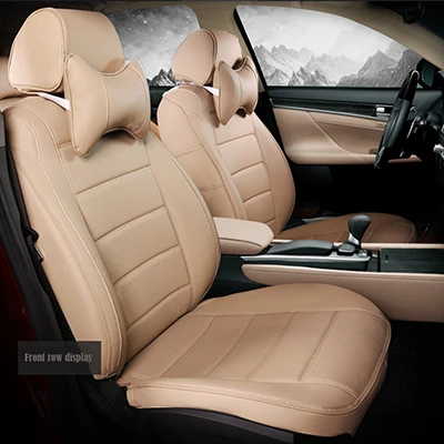 Кожаный чехол для автокресла на заказ для lexus rx330 GX 460 GX 470 GX 400 EX IS LS RX NX GS CT GX LX RC автомобильные аксессуары для стайлинга автомобилей - Название цвета: Beige
