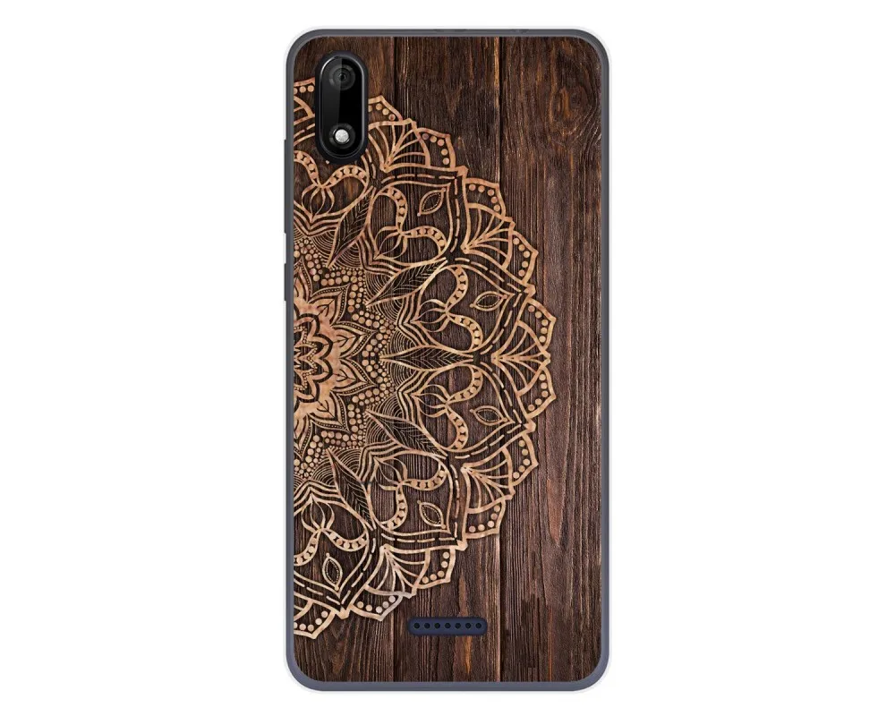 Tpu Gel case for Wiko Y60 design Wood 06 drawings | Мобильные телефоны и аксессуары