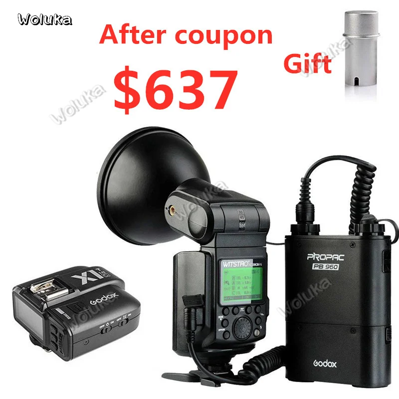Godox AD360 II Witstro AD360II-N ttl вкл/выкл-камера Вспышка Speedlite для N DSLR камеры s PB960 батарейный блок+ X1 триггер CD50 T03 2Y