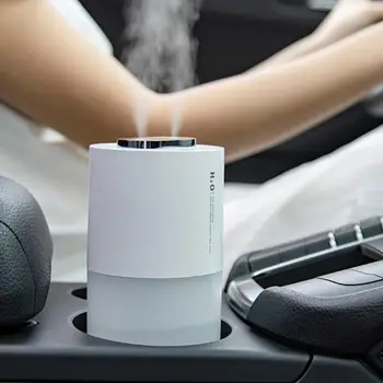 

400ml USB Rechargable Humidifier Air Diffuser Handheld Water Ultrasonic Nano Essential Car Oil Steamed Face With Light For Home