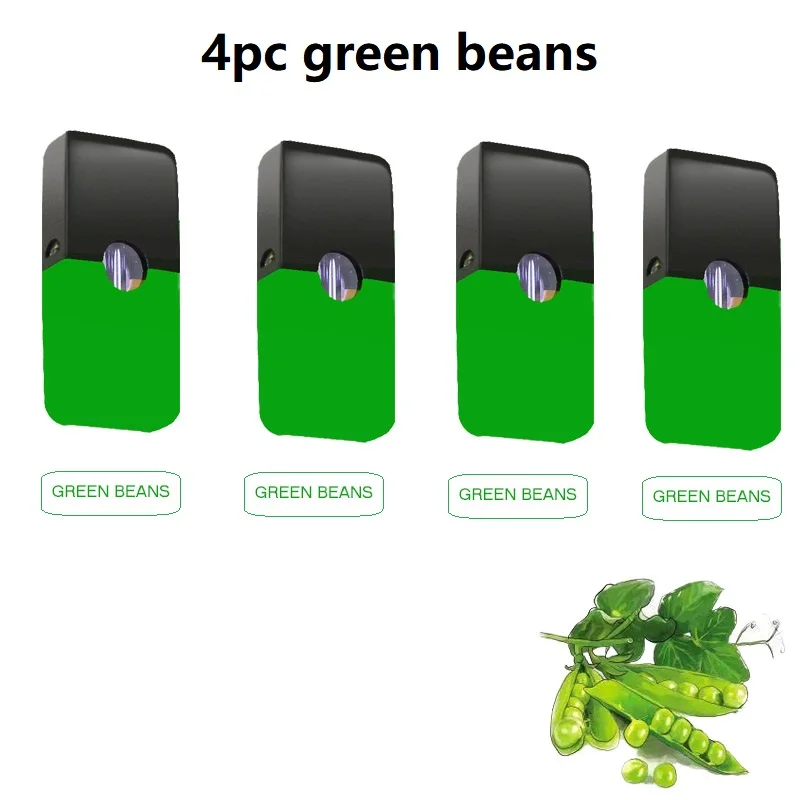 Mung bean flavor Vape ручка для джуэл стручки Портативный е сигалреты режим Универсальный 0,7/0,8/1,0 мл картриджи подходят для джуэл/JULL картриджи распылитель - Цвет: Mung bean flavor