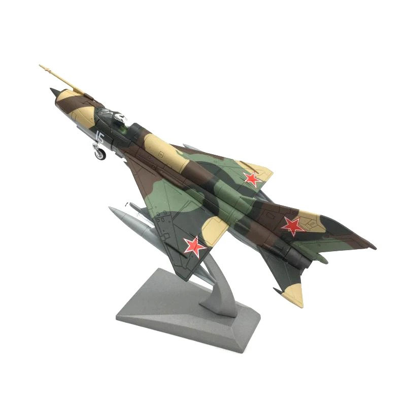 ★美品・ダイキャスト製★ MiG‑21 戦闘機モデル 組立済（約22cm） ☆美品・ダイキャスト製☆ MiG‑21 戦闘機モデル 組立済（約22cm