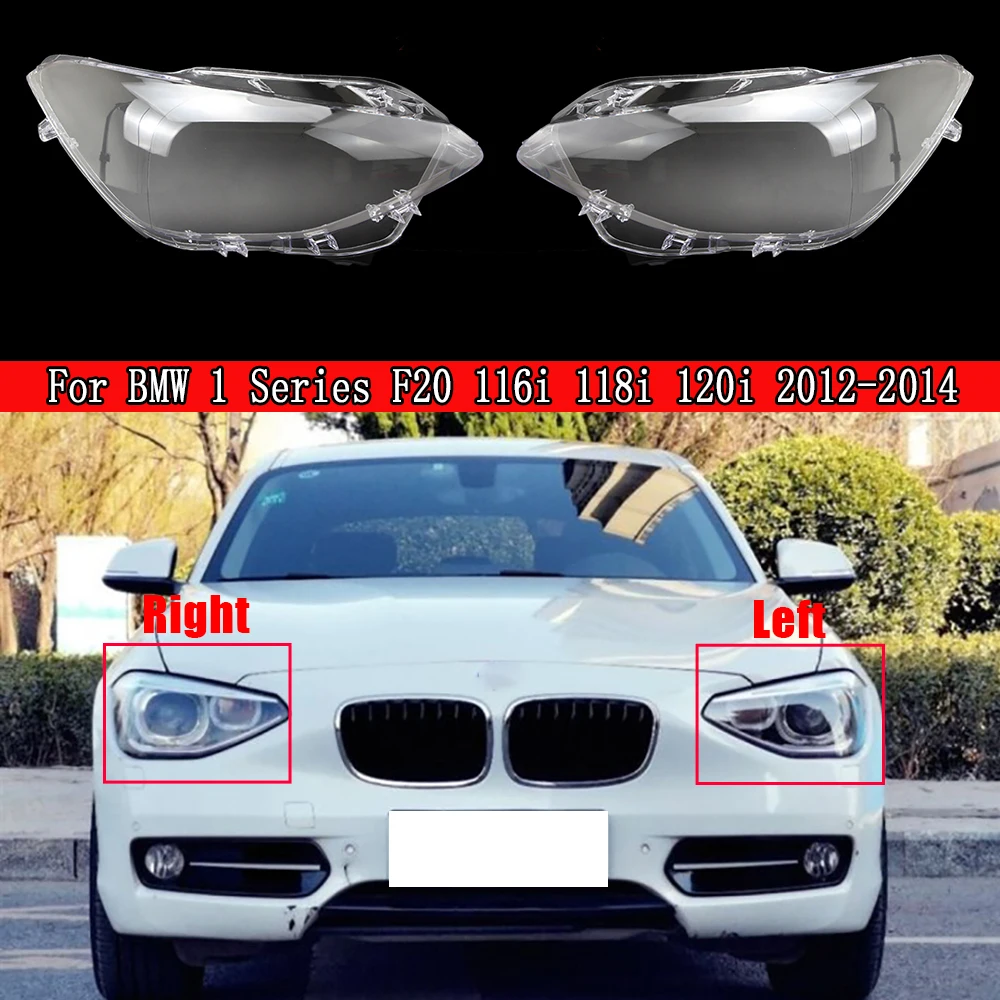 Car Headlight Headlamp Light Glass Lens Case Auto Shell Cover For BMW 1 Series F20 116i 118i 120i Lampshade Glass