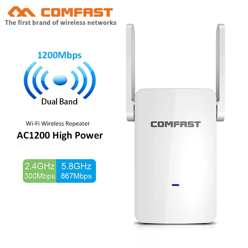 

5Ghz Dual Band 1200Mbps WiFi repeater AC wifi router Wi-Fi Signal Repiter Access Point 2.4GHz 5GHz Wi-Fi Range Extender Antenna