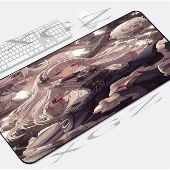 

XGZ Anime Doll Girl Game Black Locking Edge Mouse Mat Custom PC Laptop Desk Rubber Stripe Slip Comfort Customer Dota2 Gamer