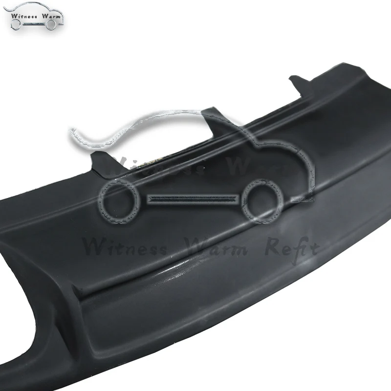 Carbon fiber S4 style car rear bumper diffuser lip rear bumper boot lip cover rear chin skirt for Audi A4 B8.5 standard bumper